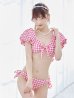 画像9: 【即日発送！】【ビキニ】【水着】ギンガムチェックパフスリビキニ 2点セット[YMT]