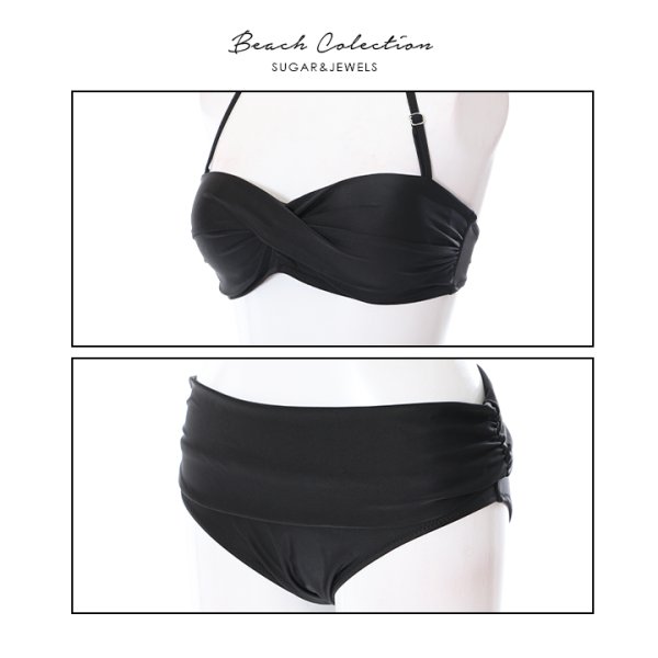 画像24: 【即日発送】【水着セール】【ビキニ】【水着】ベーシックバンドゥホルタービキニ [YMT]