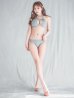 画像9: 【ビキニ】【水着】ホルターネックリブシンプルビキニ 2点セット【予約/7月上旬発送予定】[YMT]