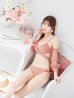 画像25: 【即日発送！】【ビキニ】【水着】ふんわりシアー長袖ビキニ 2点セット[YMT]