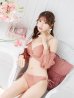 画像23: 【即日発送！】【ビキニ】【水着】ふんわりシアー長袖ビキニ 2点セット[YMT]