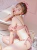 画像32: 【即日発送！】【ビキニ】【水着】くしゅっとオフショル袖シンプルビキニ 2点セット[YMT]