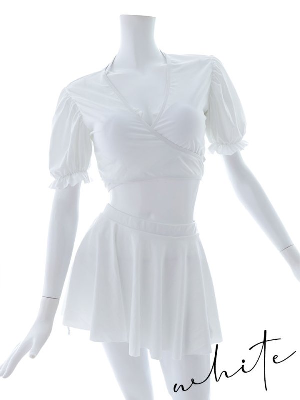 画像36: 【即日発送】【ビキニ】【水着】羽織＆スカート付き4WAYビキニ 4点セット[YMT]