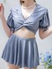 画像8: 【即日発送】【ビキニ】【水着】羽織＆スカート付き4WAYビキニ 4点セット[YMT]