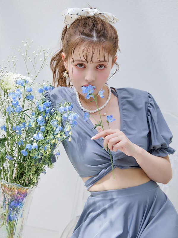 画像12: 【即日発送】【ビキニ】【水着】羽織＆スカート付き4WAYビキニ 4点セット[YMT]