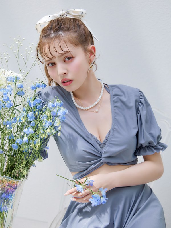 画像10: 【即日発送】【ビキニ】【水着】羽織＆スカート付き4WAYビキニ 4点セット[YMT]