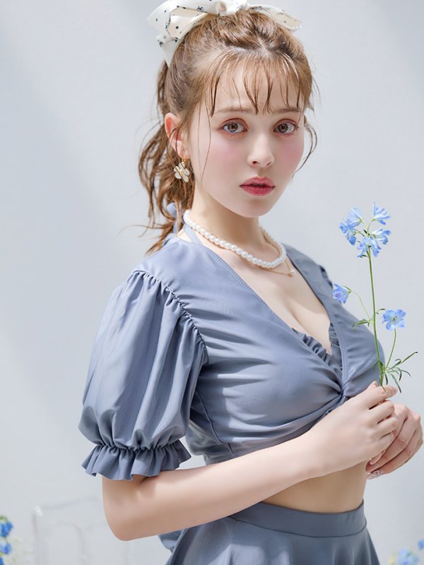 画像11: 【即日発送】【ビキニ】【水着】羽織＆スカート付き4WAYビキニ 4点セット[YMT]