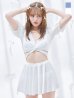 画像2: 【ビキニ】【水着】羽織＆スカート付き4WAYビキニ 4点セット【一部予約 / 7月上旬発送予定】[YMT] (2)