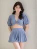 画像4: 【即日発送】【ビキニ】【水着】羽織＆スカート付き4WAYビキニ 4点セット[FB01]【一部予約商品/6月上旬発送予定】 (4)