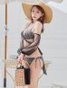 画像11: 【予約 / 5月下旬発送予定】【ビキニ】【水着】チェックホルターネックビキニ 2点セット [YMT]