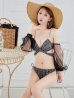画像8: 【予約 / 5月下旬発送予定】【ビキニ】【水着】チェックホルターネックビキニ 2点セット [YMT]