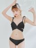 画像9: 【ノベルティ対象】【予約 / 6月中旬発送予定】【ビキニ】【水着】バッククロスリボンワンカラービキニ 2点セット [YMT]