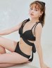 画像7: 【ノベルティ対象】【予約 / 6月中旬発送予定】【ビキニ】【水着】バッククロスリボンワンカラービキニ 2点セット [YMT]
