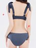 画像22: 【予約 / 7月上旬発送予定】【ビキニ】【水着】ショルダーリボンスタッズフリルビキニ 2点セット [YMT]