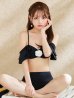 画像10: 【ビキニ】【水着】カメリアフラワービキニ 2点セット [YMT]