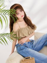 【一部予約 / 7月中旬発送予定】【ビキニ】【水着】バルーンガーリービキニ   2点セット[YMT]