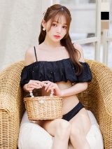 【ノベルティ対象】【予約 / 7月中旬発送予定】【ビキニ】【水着】バルーンガーリービキニ   2点セット[YMT]