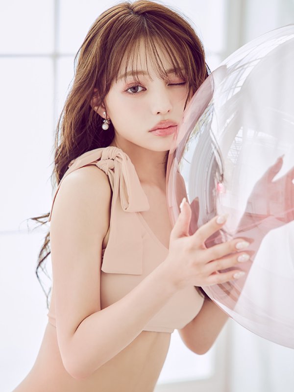 画像15: 【即日発送】【ビキニ】【水着】ワンショルリボンビキニ 2点セット [YMT]