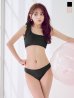 画像3: 【予約 / 6月上旬発送予定】【ビキニ】【水着】ワンショルリボンビキニ 2点セット [YMT]