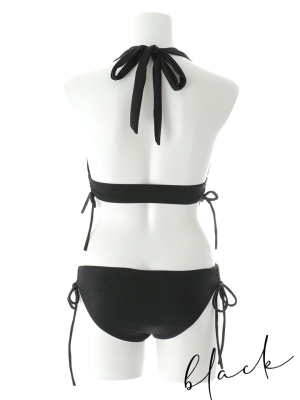 画像21: 【即日発送】【ビキニ】【水着】ホルターネックビジュービキニ 2点セット [YMT]