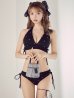 画像8: 【予約 / 6月上旬発送予定】【ビキニ】【水着】ホルターネックビジュービキニ 2点セット [YMT]