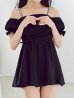 画像13: 【予約 / 6月上旬発送予定】【ビキニ】【水着】ビジューオフショルダーワンピースビキニ2点セット [YMT]