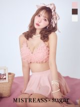 【ノベルティ対象】【予約 / 7月上旬発送予定】【MISTREASS×sugarコラボビキニ】【水着】チュールフレアスカートビキニ 3点セット[YMT]