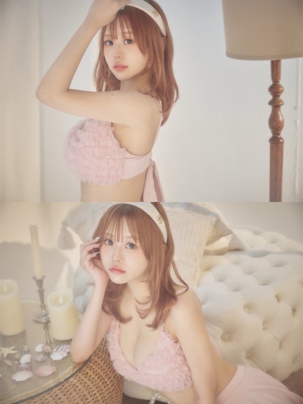 画像5: 【即日発送】【MISTREASS×sugarコラボビキニ】【水着】チュールフレアスカートビキニ 3点セット[YMT]