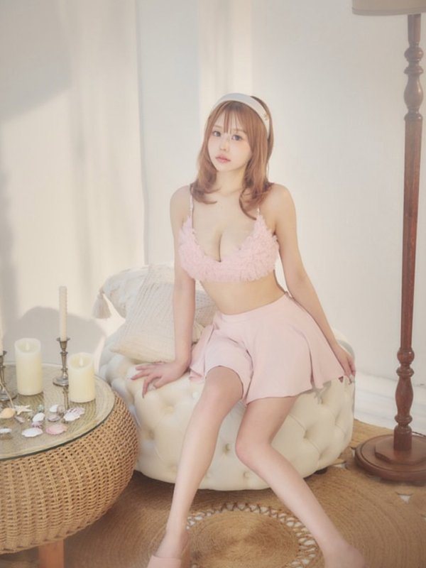 画像4: 【即日発送】【MISTREASS×sugarコラボビキニ】【水着】チュールフレアスカートビキニ 3点セット[YMT]