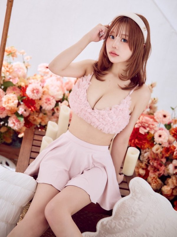 画像16: 【即日発送】【MISTREASS×sugarコラボビキニ】【水着】チュールフレアスカートビキニ 3点セット[YMT]