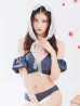 画像1: 【予約 / 6月下旬発送予定】【ビキニ】【水着】オフショルデニムビキニ 2点セット [YMT] (1)