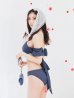 画像18: 【予約 / 6月下旬発送予定】【ビキニ】【水着】オフショルデニムビキニ 2点セット [YMT]