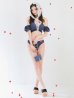 画像4: 【予約 / 6月下旬発送予定】【ビキニ】【水着】オフショルデニムビキニ 2点セット [YMT]