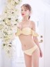 画像1: 【即日発送】【ビキニ】【水着】ビジューオフショルダーフリルビキニ 2点セット[YMT]M275dzc (1)