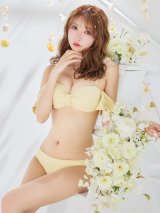 【予約 / 6月下旬発送予定】【ビキニ】【水着】ビジューオフショルダーフリルビキニ 2点セット[YMT]M275dzc