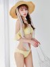 画像18: 【予約 / 6月下旬発送予定】【ビキニ】【水着】ビジューリボンフリルスリーブビキニ 2点セット[YMT]M275dzc