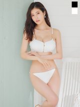 【予約 / 5月下旬発送予定】【ビキニ】【水着】フロントジップビジューチェーンビキニ 2点セット [YMT]