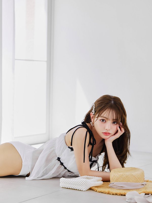 モデル：ちぃぽぽ　身長158cm　着用サイズ：Sサイズ