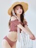 画像8: 【予約 / 6月下旬発送予定】【ビキニ】【水着】シャーリングオフショルビキニ  2点セット [YMT]