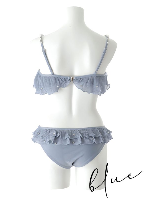 画像35: 【即日発送】【ビキニ】【水着】 ガーリーフリル×ビスチェ セットアップ ビキニ 2点セット[YMT]