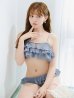 画像27: 【予約 / 6月下旬発送予定】【ビキニ】【水着】 ガーリーフリル×ビスチェ セットアップ ビキニ 2点セット[YMT]