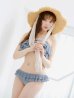 画像14: 【予約 / 6月下旬発送予定】【ビキニ】【水着】 ガーリーフリル×ビスチェ セットアップ ビキニ 2点セット[YMT]