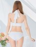 画像24: 【ビキニ】【水着】クロスホルターネックビキニ 2点セット [YMT]