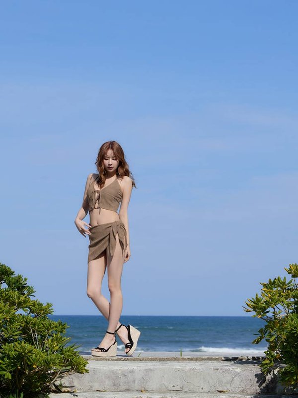 画像19: 【ビキニ】【水着】パレオ付きナチュラルビキニ 3点セット 3点セット[FB01]【予約 / 6月中旬発送予定】