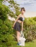 モデル：中野恵那　身長：157cm　着用サイズ：Sサイズ