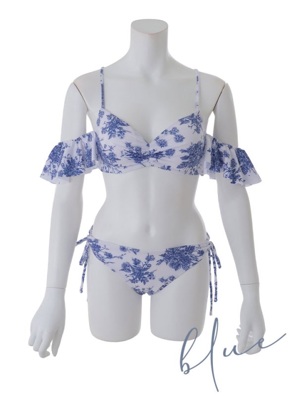 画像26: 【ビキニ】【水着】オフショル花柄リゾートビキニ 2点セット [FB01]【予約 / 6月中旬発送予定】