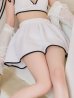 画像24: 【即日発送】【ビキニ】【水着】パイピングフレアスカート付きビキニ 3点セット 3点セット[FB01] (24)
