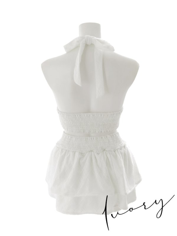 画像31: 【ビキニ】【水着】チェックレースホルターネックビキニ [FB01]【予約 / 6月下旬発送予定】