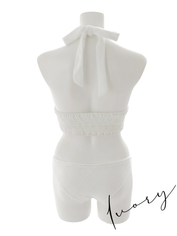 画像33: 【ビキニ】【水着】チェックレースホルターネックビキニ [FB01]【予約 / 6月下旬発送予定】