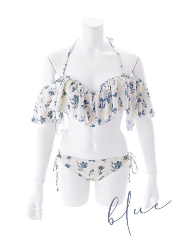 画像21: 【ビキニ】【水着】小花柄オフショルビキニ[FB01]【予約 / 6月上旬発送予定】